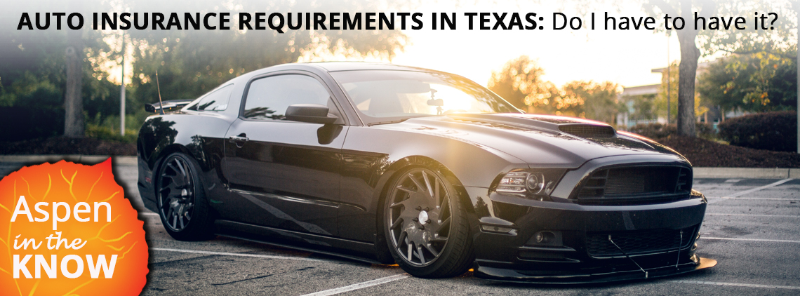 AUTO INSURANCE REQUIREMENTS IN TEXAS
